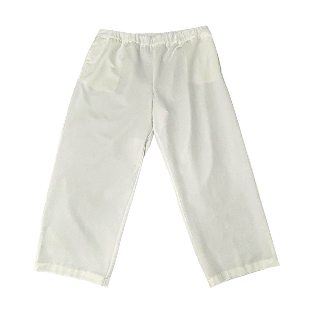 Eloquii Women’s Pants Off White Straight Leg Pockets Pull On Boho Office Sz 18